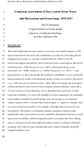 Cover page: Long-term Associations of Near-coastal Ocean Waves with Microseisms and Storm Surge: 1992-2017