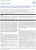 Cover page: Inpatient antibiotic utilization in the Veterans’ Health Administration during the coronavirus disease 2019 (COVID-19) pandemic