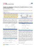 Cover page: Grubbs Cross-Metathesis Pathway for a Scalable Synthesis of Î³-Keto-Î±,Î²-unsaturated Esters