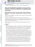 Cover page: Early Post-Hospitalization Hemoglobin Recovery and Clinical Outcomes in Survivors of Critical Illness: A Population-Based Cohort Study.