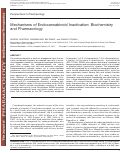 Cover page: Mechanisms of endocannabinoid inactivation: biochemistry and pharmacology.