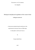 Cover page: Biological and physical regulation of the oceanic fixed nitrogen reservoir