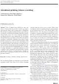 Cover page: Attentional priming releases crowding