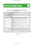 Cover page: Exotic eucalypts: From demonized trees to allies of tropical forest restoration?