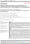 Cover page: Patient‐derived heterogeneous breast phantoms for advanced dosimetry in mammography and tomosynthesis
