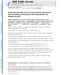 Cover page: People with HIV at the end-of-life and their next-of-kin/loved ones are willing to participate in interventional HIV cure-related research