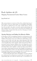 Cover page: Rock Archivo de LÁ:Mapping Transnational Latinx Music Scenes