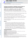 Cover page: Substance use predictors of attendance among veterans in integrated PTSD and alcohol use disorder treatment