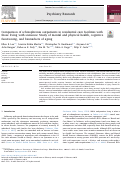 Cover page: Comparison of schizophrenia outpatients in residential care facilities with those living with someone: Study of mental and physical health, cognitive functioning, and biomarkers of aging