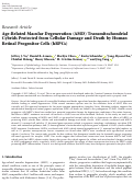 Cover page: Age-Related Macular Degeneration (AMD) Transmitochondrial Cybrids Protected from Cellular Damage and Death by Human Retinal Progenitor Cells (hRPCs).