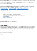 Cover page: Risk factors for hyperthermia mortality among emergency department patients