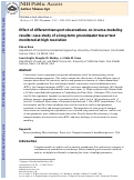 Cover page: Effect of different transport observations on inverse modeling results: case study of a long-term groundwater tracer test monitored at high resolution