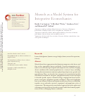 Cover page: Mussels as a Model System for Integrative Ecomechanics