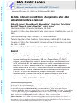 Cover page: Do flame retardant concentrations change in dust after older upholstered furniture is replaced?