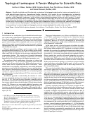 Cover page: Topological Landscapes: A Terrain Metaphor for Scientific Data