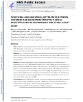 Cover page: Functional and anatomical differences between continent and incontinent men post radical prostatectomy on urodynamics and 3T MRI: A pilot study