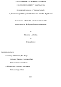 Cover page: Restorative Practices in 21st Century Schools: A phenomenological Study of Circle Practice in an Urban High School