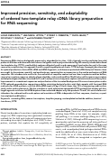 Cover page: Improved precision, sensitivity, and adaptability of ordered two-template relay cDNA library preparation for RNA sequencing.