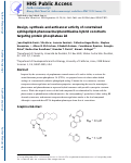 Cover page: Design, synthesis and anticancer activity of constrained sphingolipid-phenoxazine/phenothiazine hybrid constructs targeting protein phosphatase 2A.