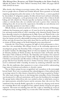 Cover page: Who Belongs? Race, Resources, and Tribal Citizenship in the Native South. By Mikaëla M. Adams.