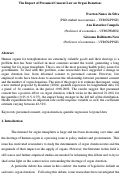 Cover page: The Impact of Presumed Consent Law on Organ Donation: An Empirical Analysis from Quantile Regression for Longitudinal Data