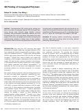Cover page: 3D printing of conjugated polymers