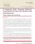 Cover page: A Depressive State: Assessing California’s Labor Market Four Years after the Onset of the Great Recession