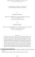 Cover page: Odometer Based Systems