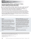 Cover page: Pyrazinamide Safety, Efficacy, and Dosing for Treating Drug-Susceptible Pulmonary Tuberculosis: A Phase 3, Randomized Controlled Clinical Trial.