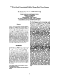 Cover page: A Speech Based Connectionist Model of Human Short Term Memory