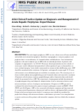 Cover page: AGA Clinical Practice Update on Diagnosis and Management of Acute Hepatic Porphyrias: Expert Review