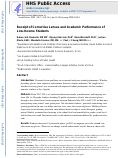 Cover page: Receipt of Corrective Lenses and Academic Performance of Low-Income Students