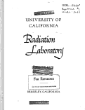 Cover page: THE NEW ELEMENT LOSALIUM, ATOMIC NUMBER 99