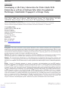 Cover page: Developing a Life Story Intervention for Older Adults With Dementia or at Risk of Delirium Who Were Hospitalized: Multistage, Stakeholder-Engaged Co-Design Study.