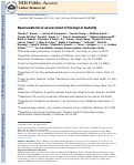 Cover page: Neuroanatomical Assessment of Biological Maturity