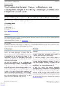 Cover page: The Relationship Between Changes in Mindfulness and Subsequent Changes in Well-Being Following Psychedelic Use: Prospective Cohort Study.