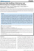 Cover page: Directed DNA Shuffling of Retrovirus and Retrotransposon Integrase Protein Domains