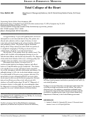 Cover page: Total Collapse of the Heart