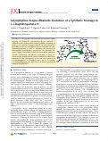 Cover page: Calyciphylline B‑type Alkaloids: Evolution of a Synthetic Strategy to (−)-Daphlongamine H