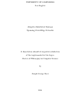 Cover page: Adaptive Distributed Systems Spanning Cloud-Edge Networks