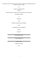 Cover page: Inferring One’s Own Attitude towards an Unknown Attribute: The Moderating Role of Complexity in Juice Tasting