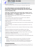 Cover page: Association between Serum Phospholipid Fatty Acids and Intraprostatic Inflammation in the Placebo Arm of the Prostate Cancer Prevention Trial