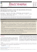 Cover page: Age-dependent associations of human milk oligosaccharides with body size and composition up to 4 years of age.