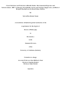 Cover page: Causal Inference and Prediction in Health Studies: Environmental Exposures and Schistosomiasis, HIV-1 Genotypic Susceptibility Scores and Virologic Suppression, and Risk of Hospital Readmission for Heart Failure Patients