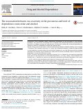 Cover page: The association between cue-reactivity in the precuneus and level of dependence on nicotine and alcohol