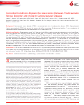 Cover page: Comorbid Conditions Explain the Association Between Posttraumatic Stress Disorder and Incident Cardiovascular Disease