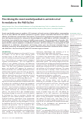 Cover page: Prioritising the most needed paediatric antiretroviral formulations: the PADO4 list.