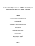 Cover page: Development of a New High-Performance Steel Plate Shear Wall System with an Innovative Gusset Plate Moment Connection