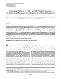 Cover page: Emerging Patterns in HIV-1 gp120 Variable Domains in Anatomical Tissues in the Absence of a Plasma Viral Load