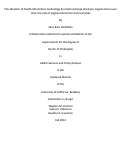 Cover page: The adoption of health information technology by small and large physician organizations over time: the role of organizational ties and incentives